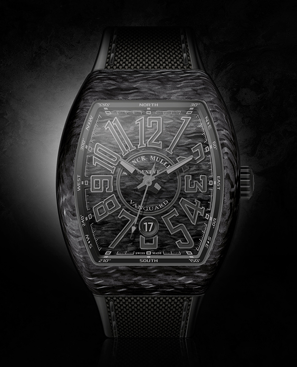 Vanguard Carbon大三針日曆碳纖維腕錶